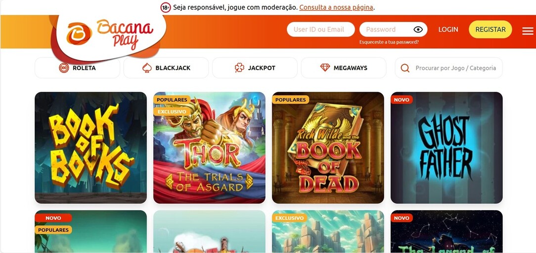Homepage Bacanaplay