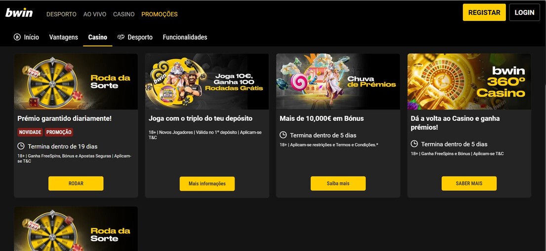 Promociones Bwin
