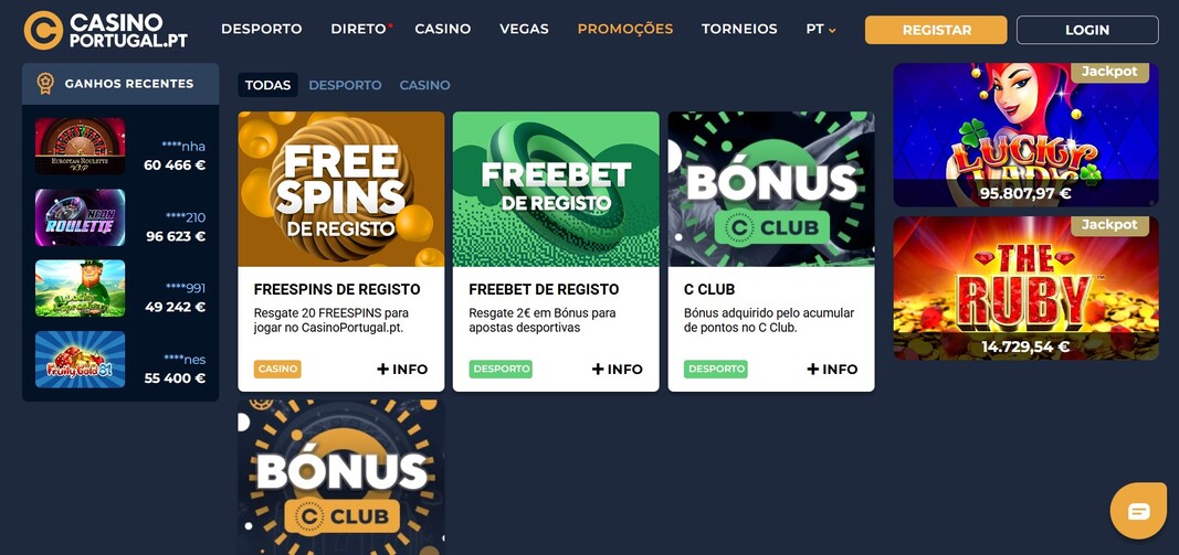 Promoçoes CasinoPortugal 