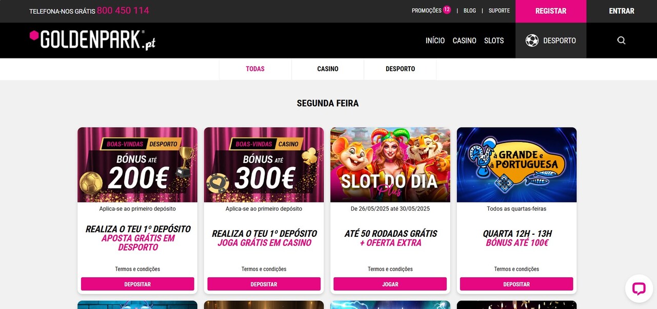 Promoçoes Goldenpark 