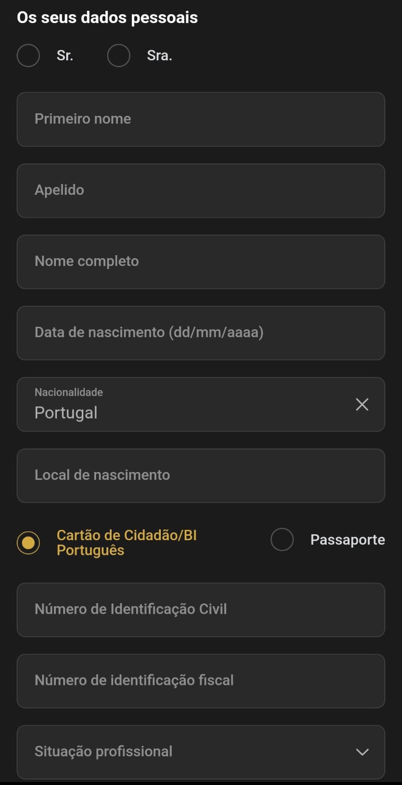 ESC Registo