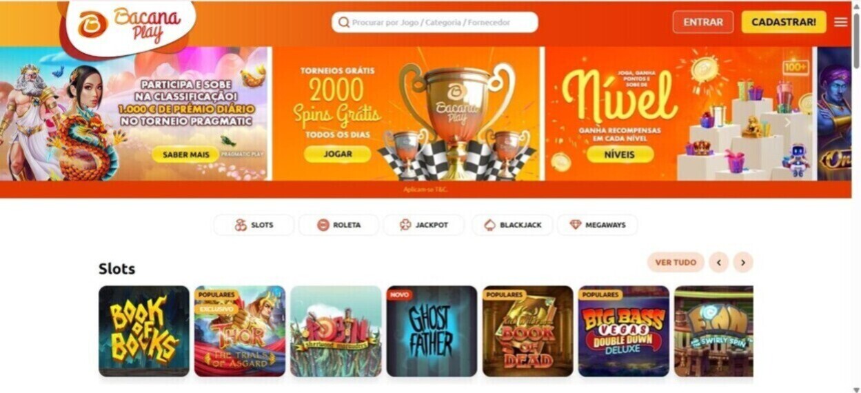 Bacanaplay Portugal Homepage Casino