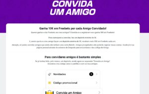 Bonus Convida um amigo Betclic portugal