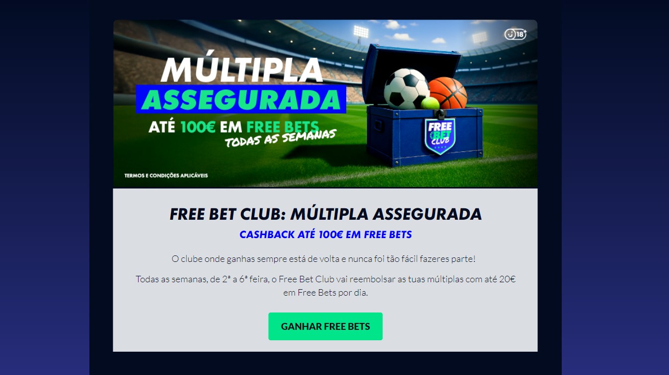 Freebet Club Solverde Portugal pc