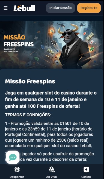 Free Spins Lebull Portugal
