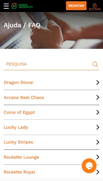 Casino Nossa Aposta Portugal Ajuda FAQ