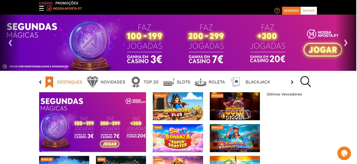 Casino Nossa Aposta Portugal Pagina incial pc