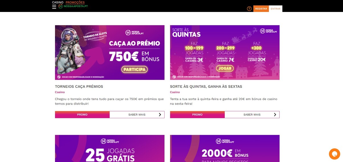 Casino Nossa Aposta Portugal Promoçoes pc