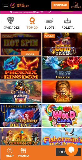 Casino Nossa Aposta Portugal Top20 Jogos
