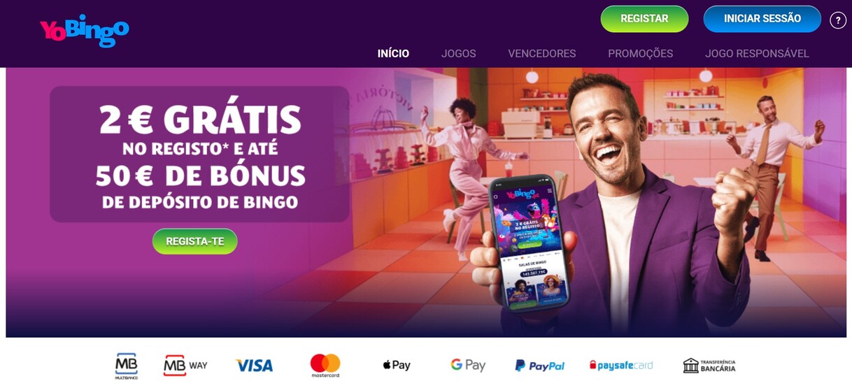 YoBingo página inicial casino Portugal pc