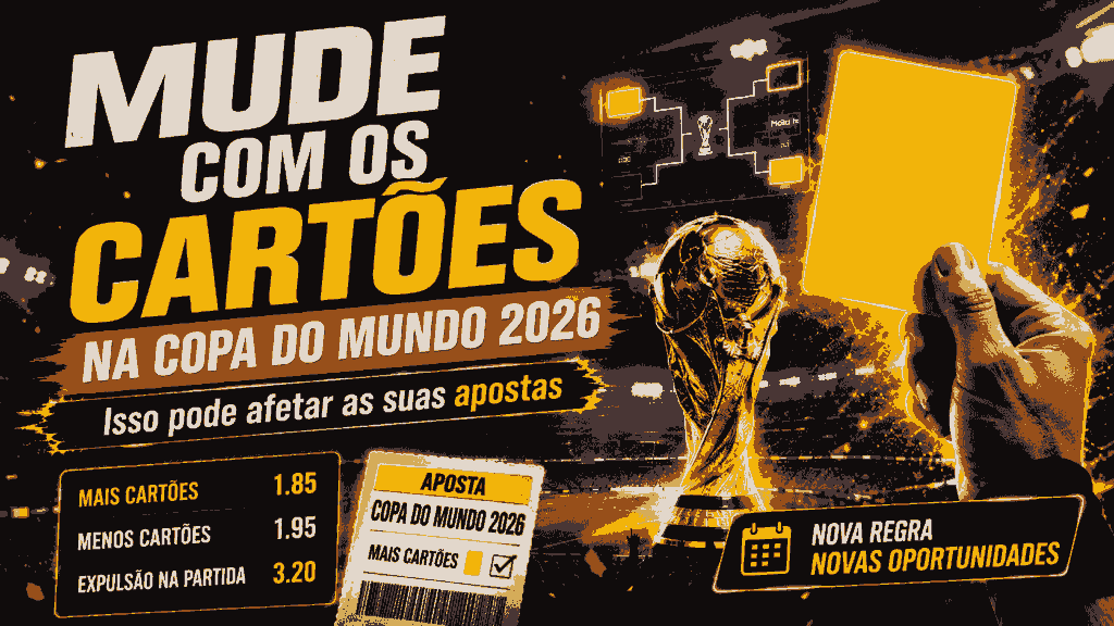 A nova regra relativa aos cartões amarelos no Mundial de 2026