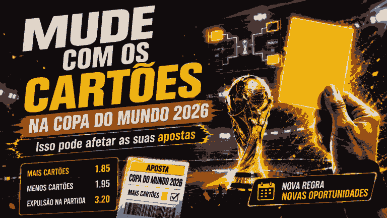 A nova regra relativa aos cartões amarelos no Mundial de 2026