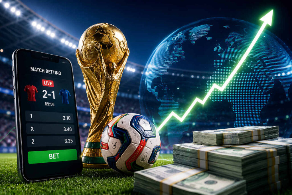 O mundial 2026 quantia em apostas