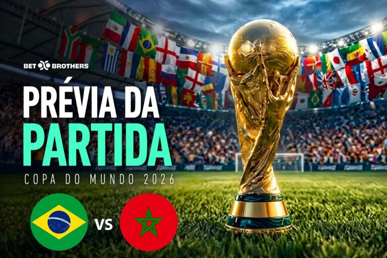 Prévia Brasil vs Marrocos no Mundial 2026