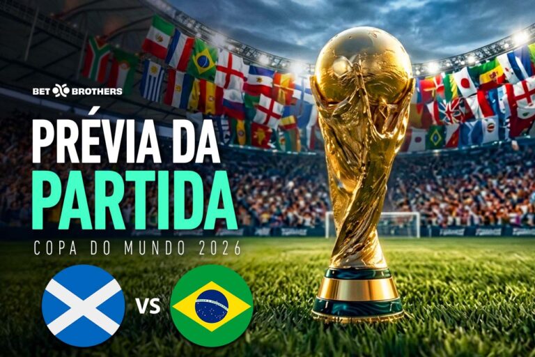 Confronto da fase de grupos entre Escócia e Brasil.