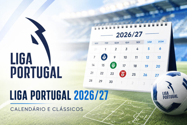 Calendário da Liga Portugal 2026/27 com datas e clássicos