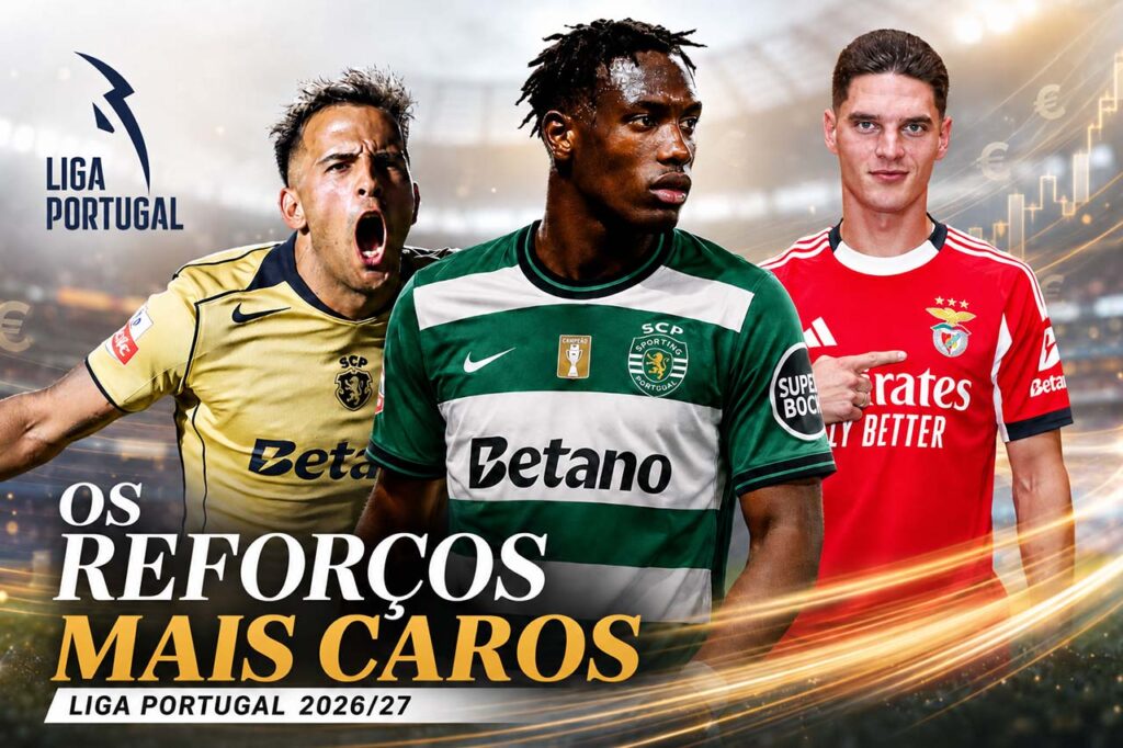 Reforços mais caros da Liga Portugal 2026/27 em destaque