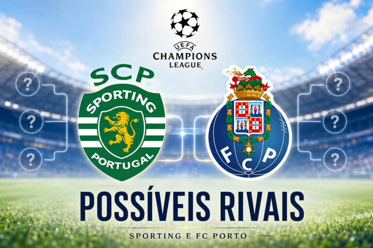 Sporting e FC Porto entre os potes Champions 2026/27