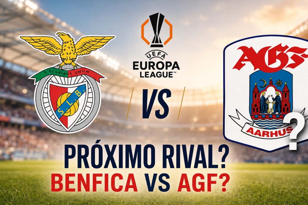 Benfica e AGF Aarhus no caminho para o playoff da Liga Europa