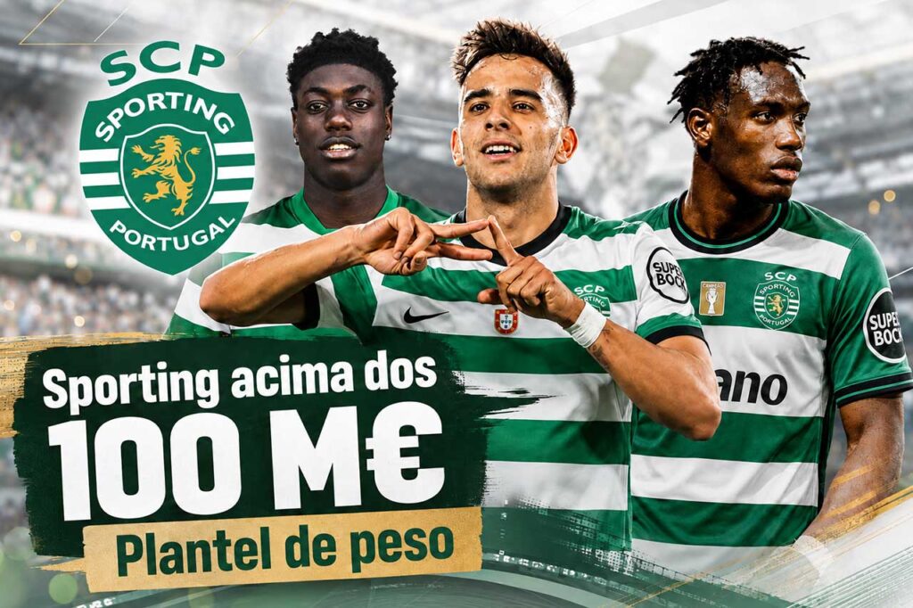 Sporting supera os 100 milhões e reforça o plantel
