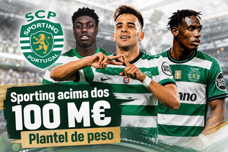 Sporting supera os 100 milhões e reforça o plantel