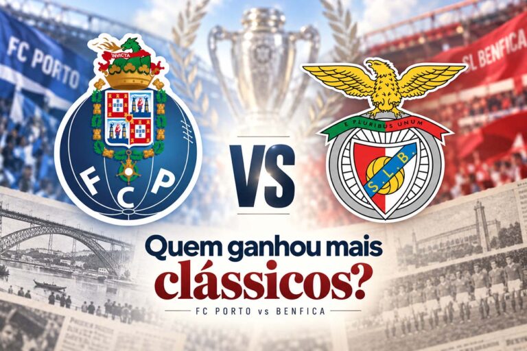 FC Porto e Benfica frente a frente no histórico do Clássico