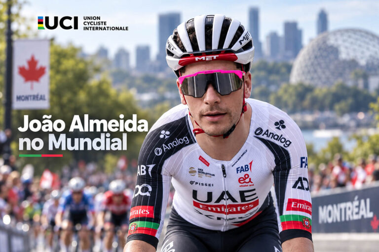 João Almeida no Mundial de Ciclismo de 2026 em Montreal