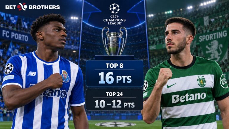 Samu e Gonçalo Inácio nas contas para passar na Champions 2026/27