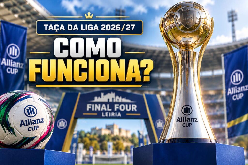 Taça da Liga 2026/27 - formato, penáltis e Final Four