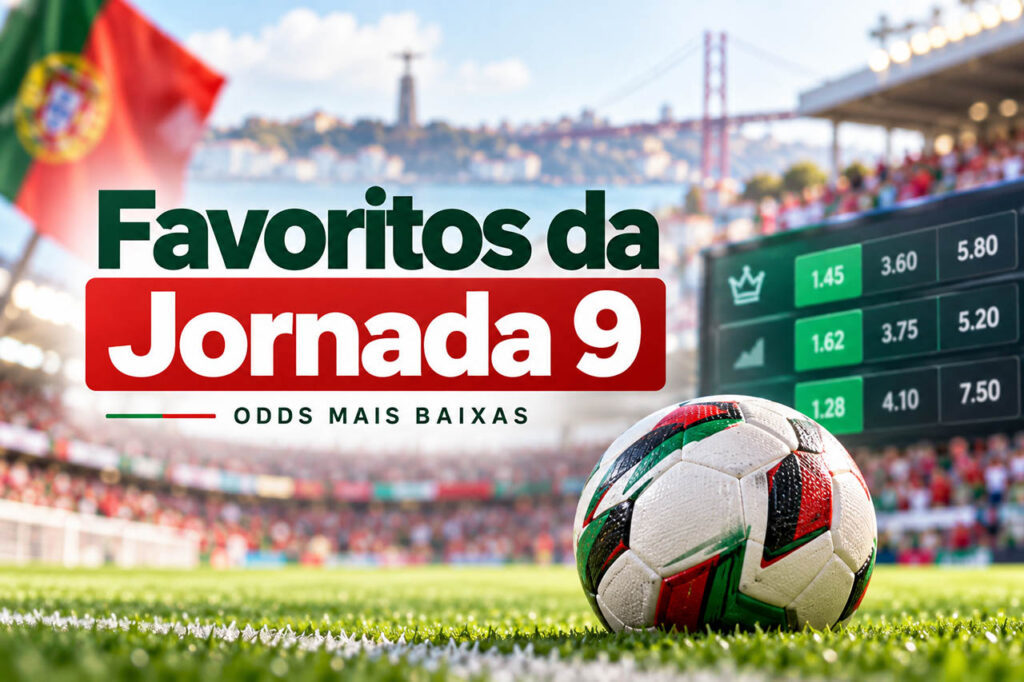 Favoritos da jornada 9 da Liga Portugal e odds mais baixas