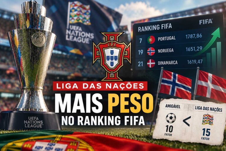 Liga das Nações e impacto de Portugal no ranking FIFA