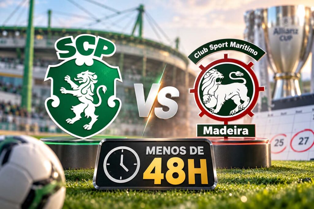 Sporting-Marítimo - menos de 48 horas para recuperar